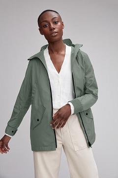 Chamarras Canada Goose Mujer México - Ellscot Rompevientos Verdes ZK7894032